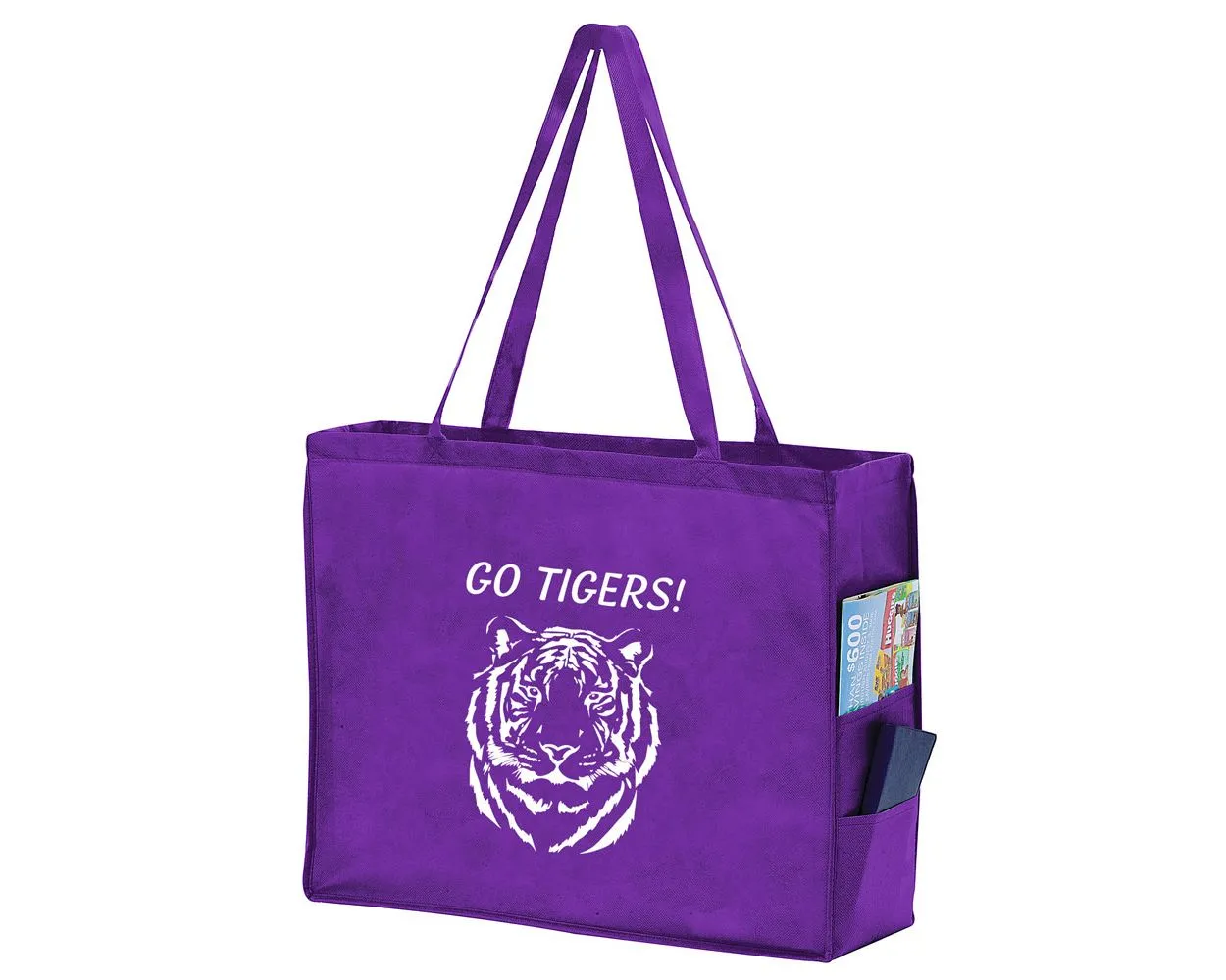 Tiger Sports Shop Large Reusable Shopping Bag