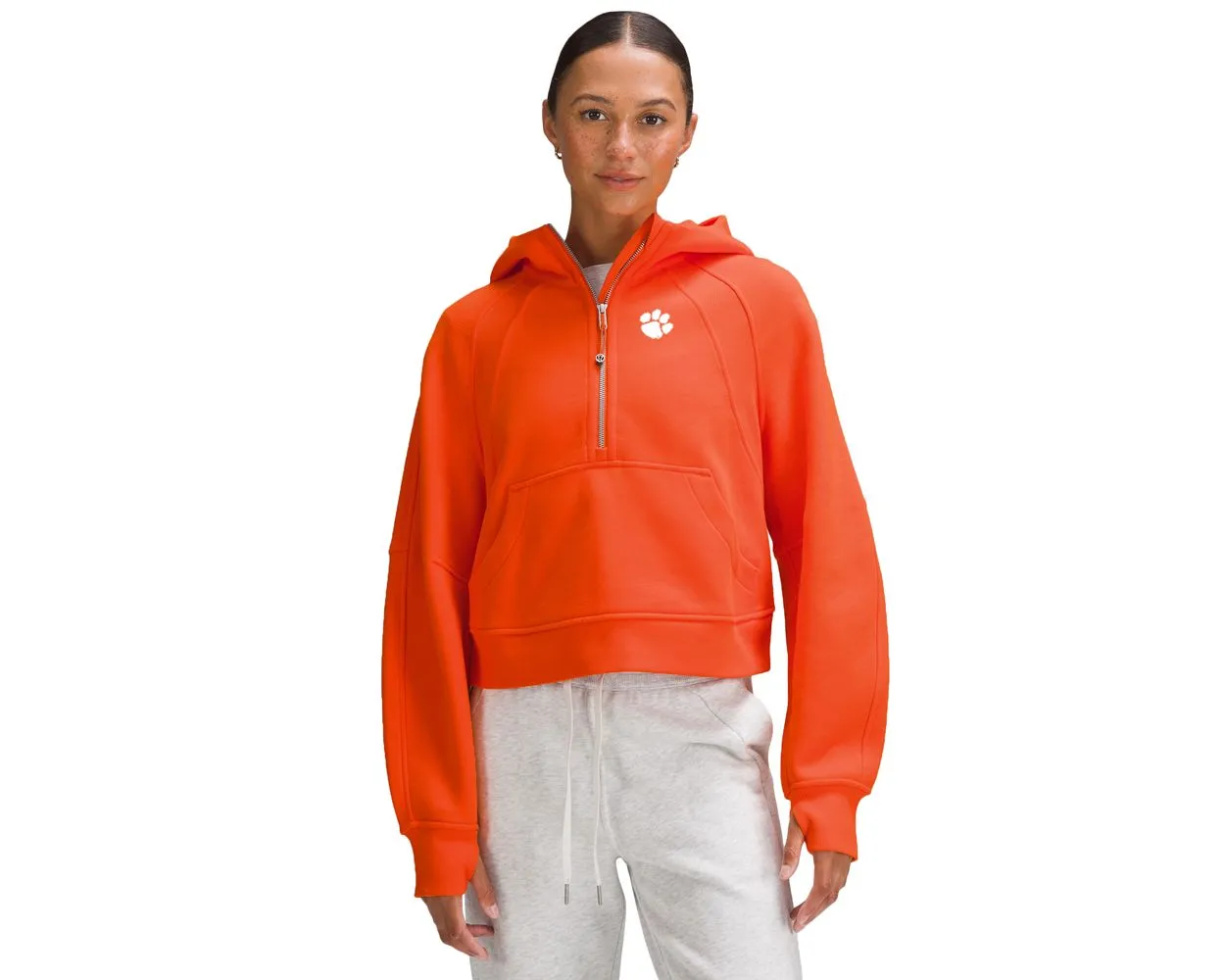 Clemson lululemon Women s Scuba Oversized Half Zip Hoodie