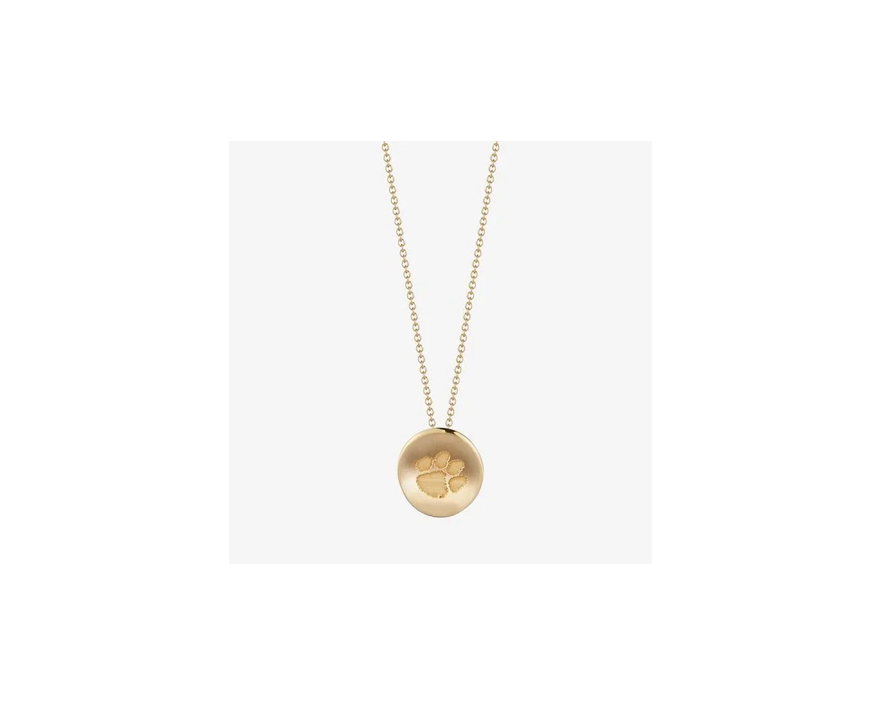 Clemson paw necklace on sale