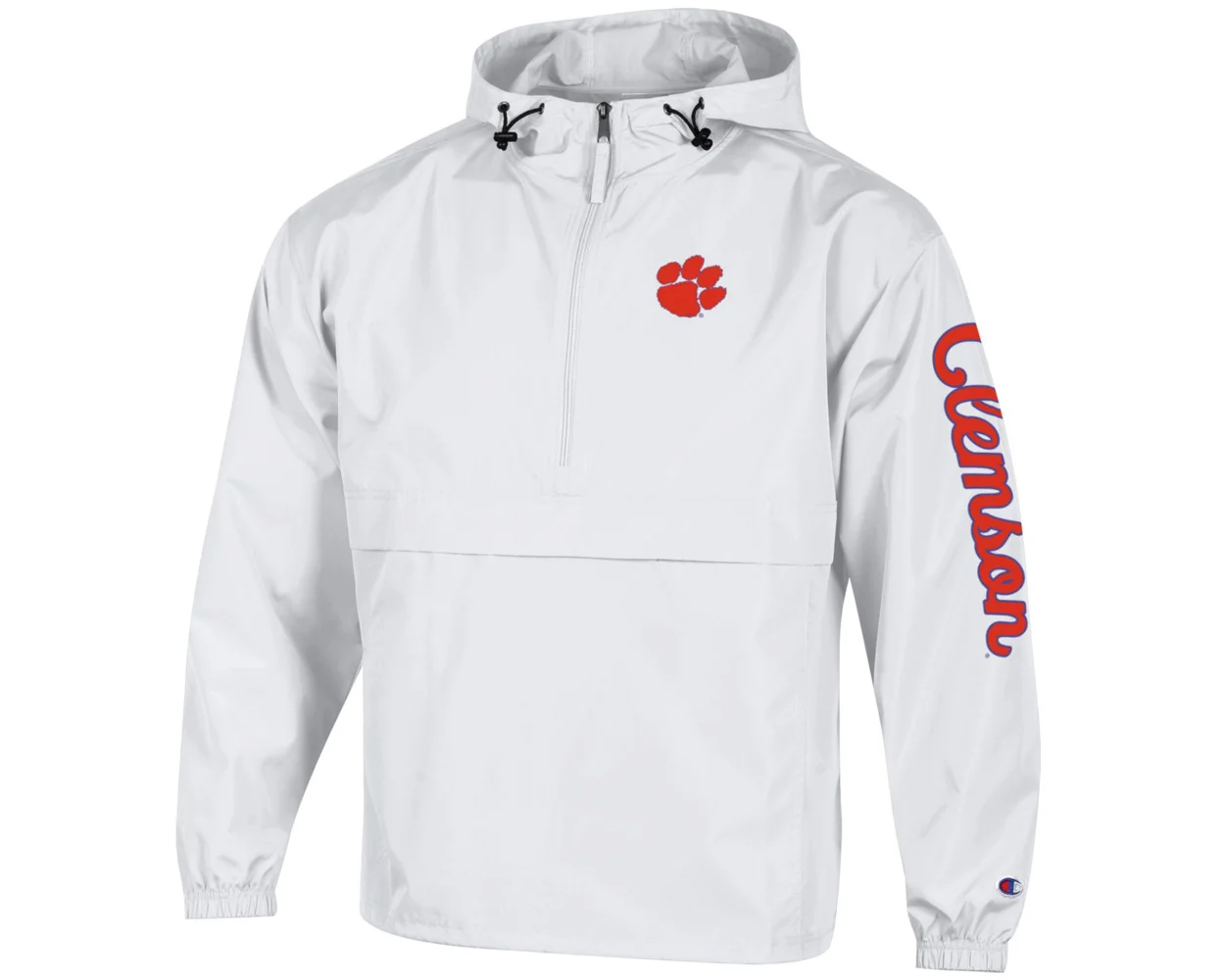 Champion packable jacket white hot sale