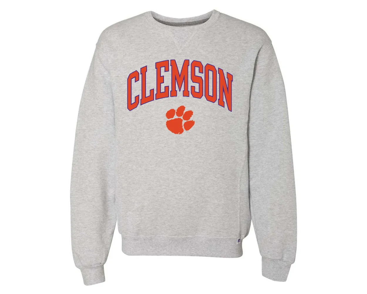White clemson crewneck sweatshirt on sale