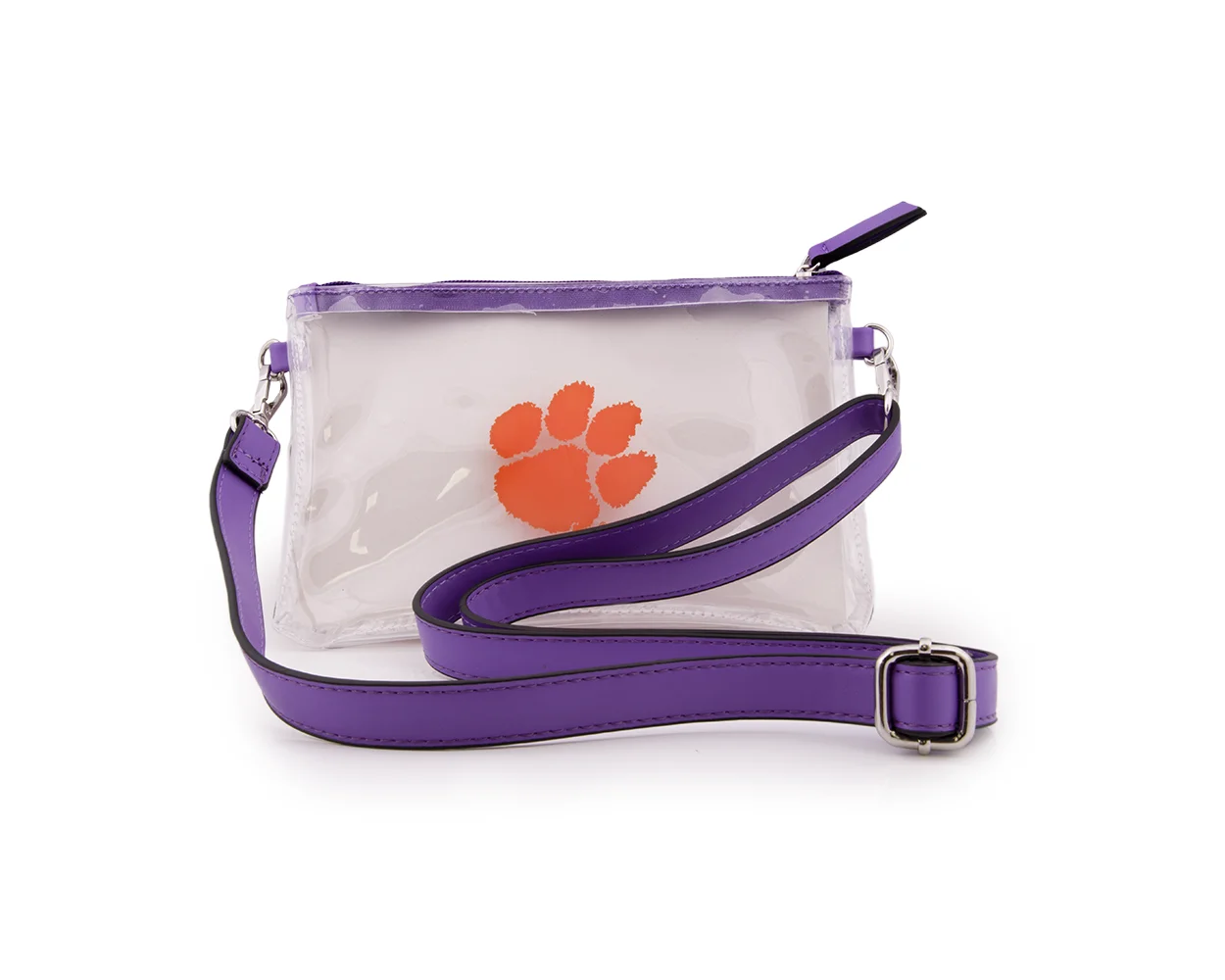 Clemson Clear Crossbody Bag