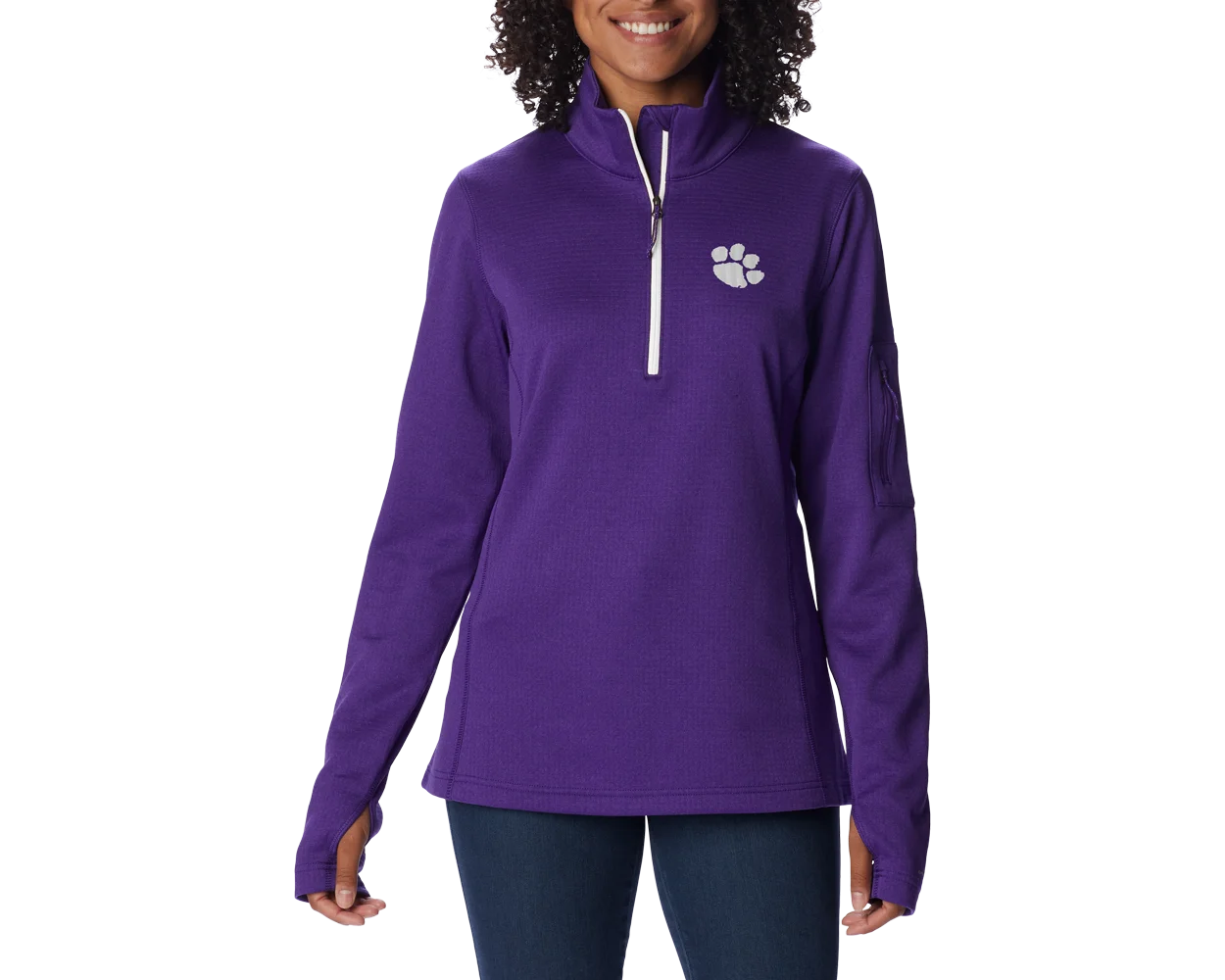 Women's clemson columbia jacket top