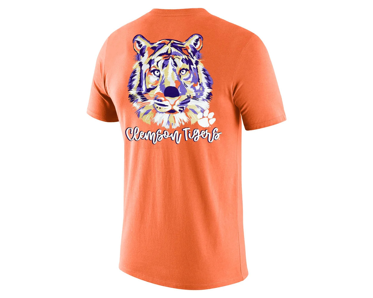 Orange tiger t shirt shop