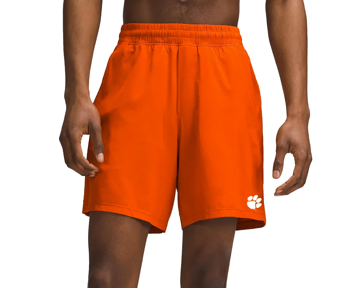 Clemson lululemon 7 Pace Breaker Linerless Shorts