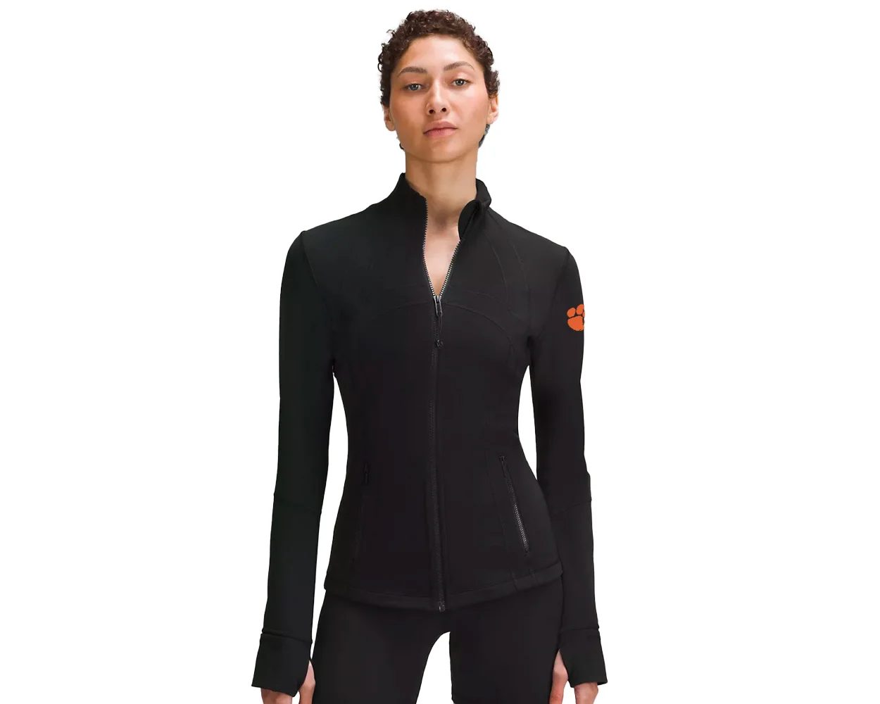 Clemson lululemon Women s Orange Paw Define Jacket