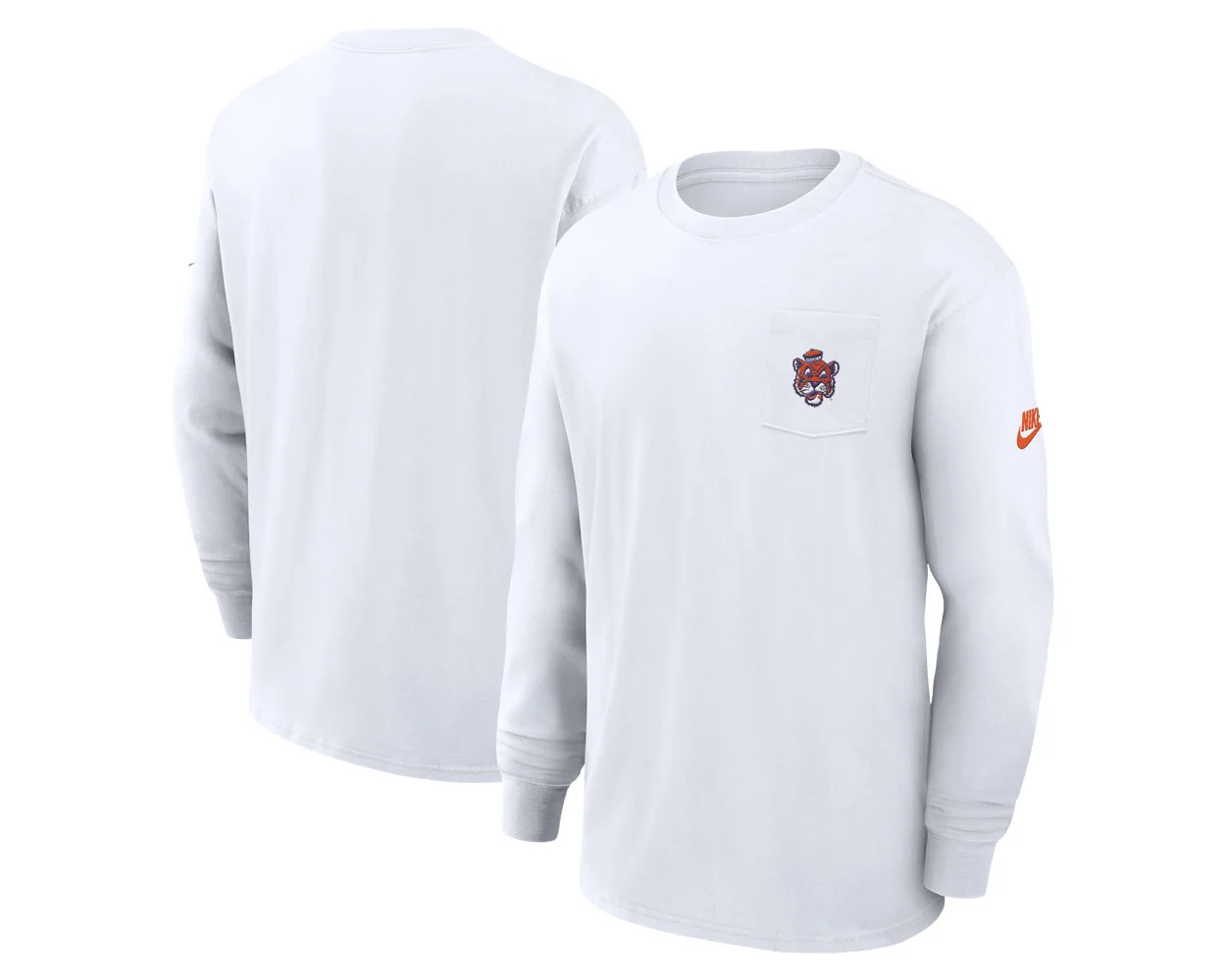 Clemson Nike Long Sleeve Max 90 Pocket Tee