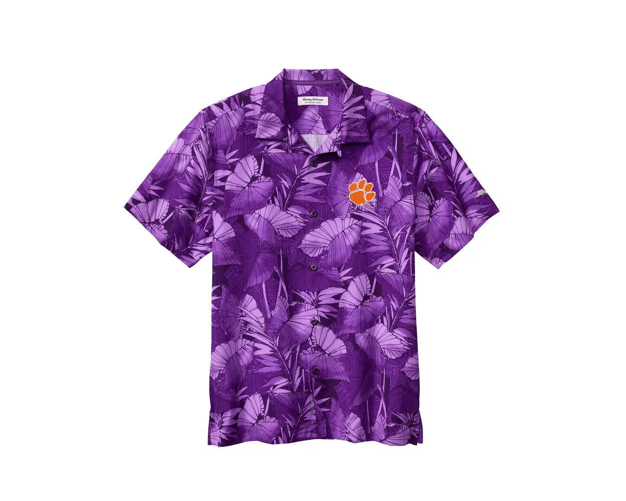 Clemson Tommy Bahama Sport Bahama Coast Nuevo Camp Shirt