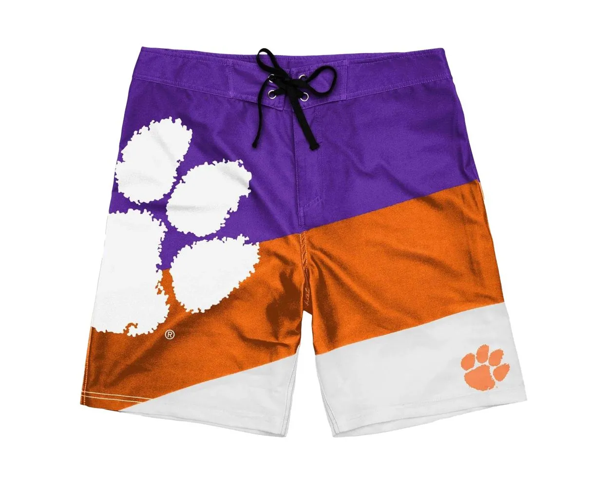 Clemson Colorblock Board Shorts